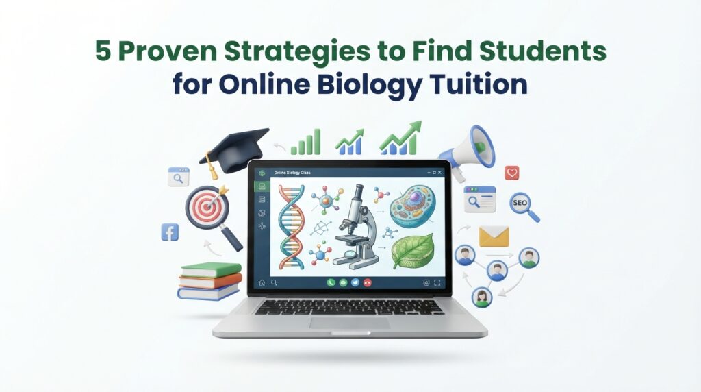 Online biology tuition strategies